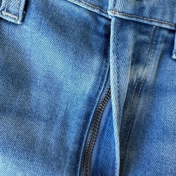 Paige Anessa Wide-Leg Ankle Jeans Helena Light Blue 27 - Picture 10 of 12